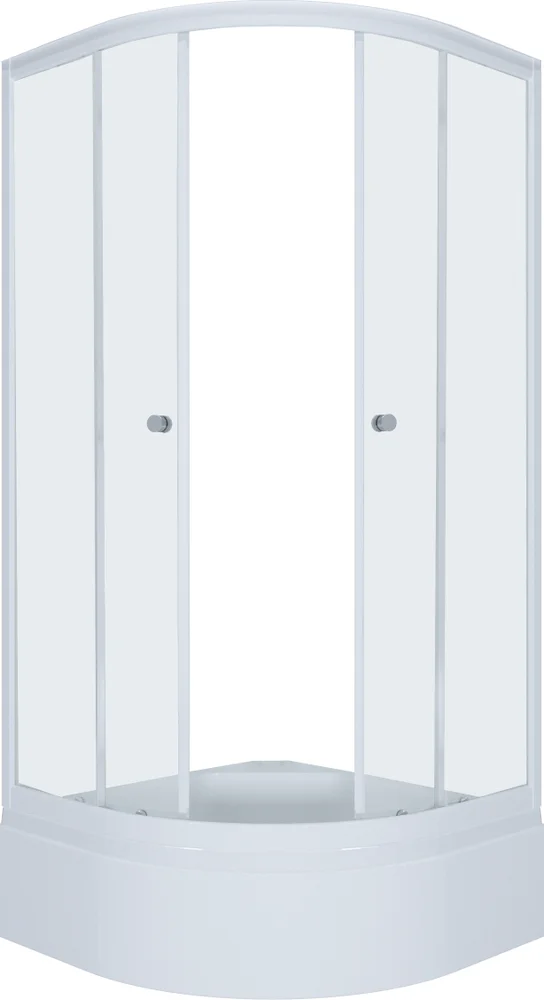 Душевой уголок Triton Ультра В Щ0000039055 90х90 см белый, со средним поддоном+сифон E410CLм