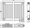 Радиатор стальной Kermi FKV 110306 панельный тип 11