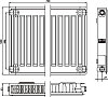 Радиатор стальной Kermi FK0110500701N2Y панельный тип 11