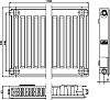 Радиатор стальной Kermi FK0110501001N2Y панельный тип 11