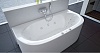 Акриловая ванна Акватек Морфей 190x90, с каркасом, фронтальным экраном, сливом-переливом