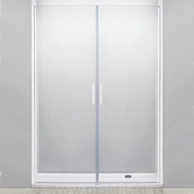 Душевая дверь в нишу Cezares Relax B-2-150-C-Bi стекло прозрачное