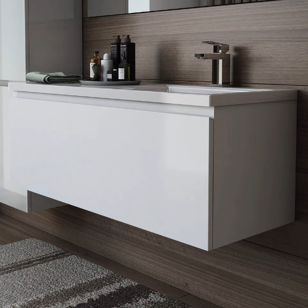 Тумба Эстет Dallas Luxe 130 подвесная, 1 ящик, R