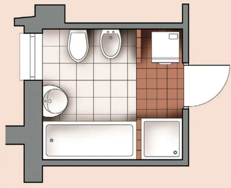 Планировка ванной комнаты 2 5 кв м