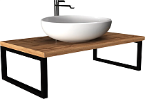 Столешница 1MarKa Grunge Loft 100 дуб вотан