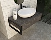 Мебель для ванной 1MarKa Grunge Loft 100 бетон темно-серый