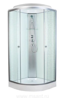Душевая кабина Aquapulse 4002D square white 90*90*220