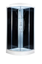 Душевая кабина Aquapulse 4022D grey black тонированное стекло 90*90*220