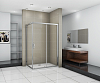 Душевой уголок Good Door Infinity WTW+SP-G-CH 110x80