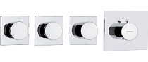 Термостат Bossini OKI 3 Outlets LP Z031205 для ванны с душем, хром