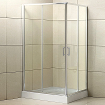 Душевой уголок BelBagno Uno-195 AH 2 100/80 C Cr стекло прозрачное