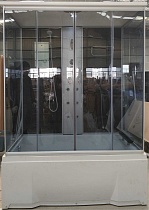 Душевая кабина AquaCubic 3310B grey black, 150*85*220 (в/п)