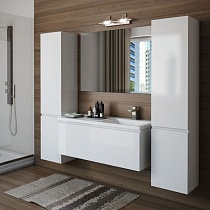 Мебель для ванной Эстет Dallas Luxe 130 подвесная, 1 ящик, R