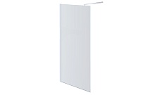AQ WIW 07020CH Душевая перегородка Walk in с держателем 700x2000 профиль хром, стекло прозрачное