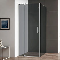 Душевой уголок Cezares Slider AH 1 100-70/80 Grigio Cr профиль хром, стекло серое