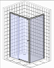 Душевой уголок Good Door Infinity WTW+SP-G-CH 110x80