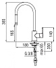 Смеситель Nobili ABC AB87137/1CR для кухонной мойки
