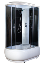 Душевая кабина Aquapulse 4006D L левая, grey black; 120*80*220 (в/п)