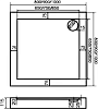Душевой уголок Good Door Mokka DR+SP 80х80