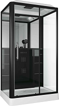 Душевая кабина Grossman GR-227 R 120x90 см черная